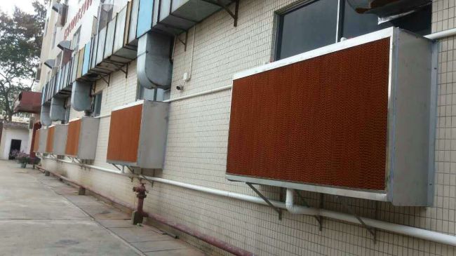 深圳龙岗水帘，湿帘风机厂房车间降温安装-福泰