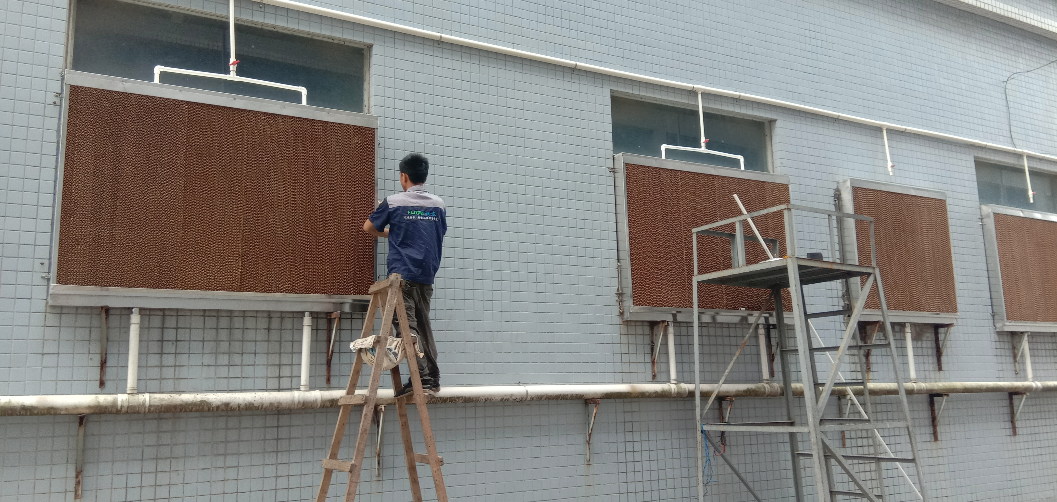 水帘更换，湿帘纸更换-福泰